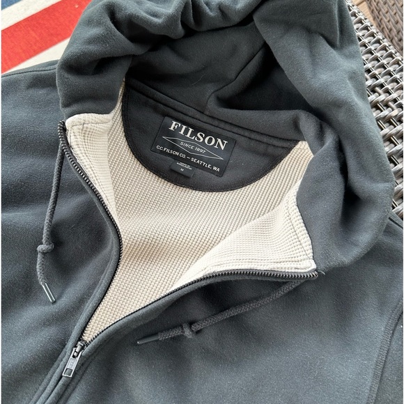 Filson | Shirts | Filson Mens Black Waffle Knit Lined Heavy Cotton  Prospector Hoodie Sz Med | Poshmark